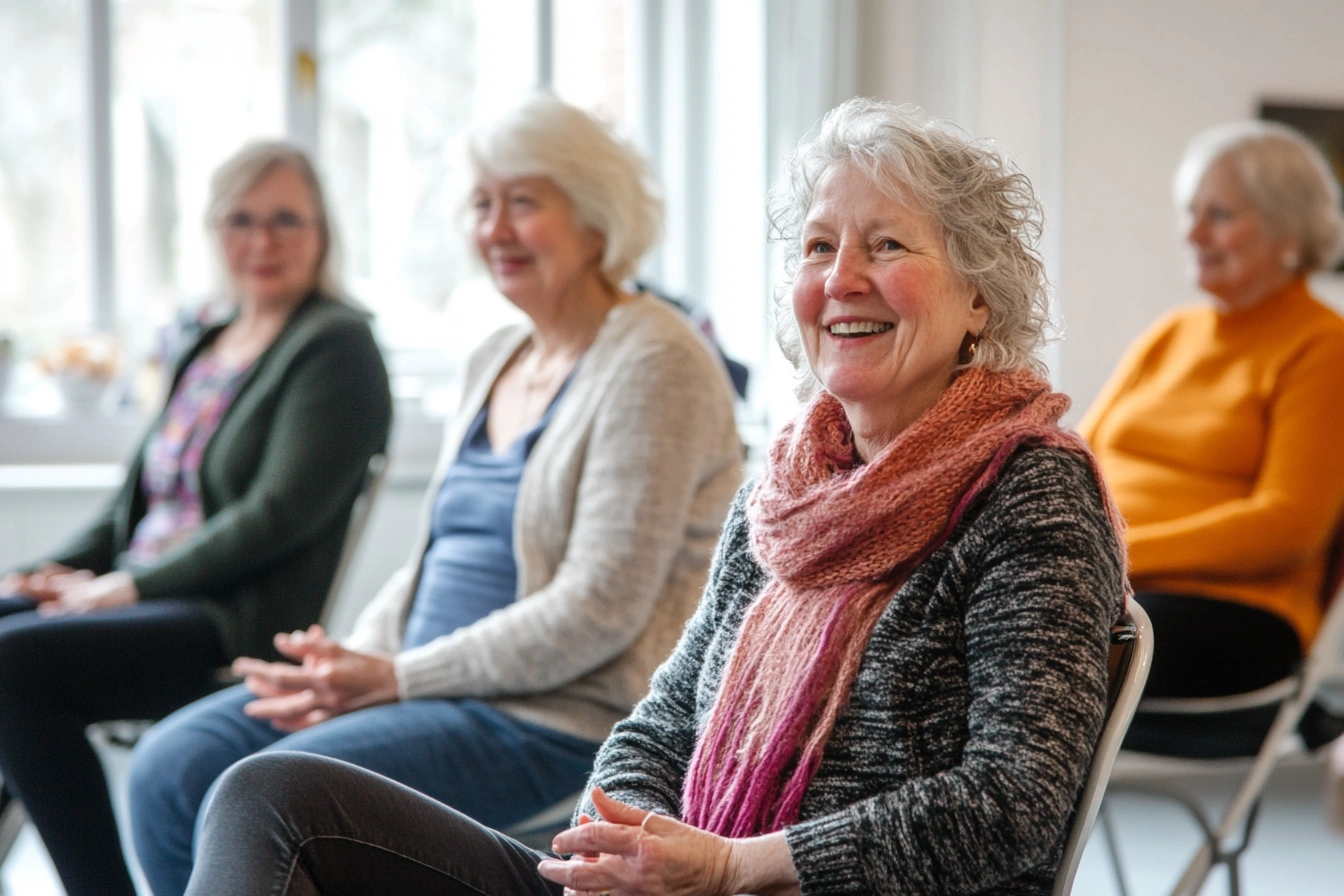 Фітнес на стільцях для людей з обмеженою рухливістю