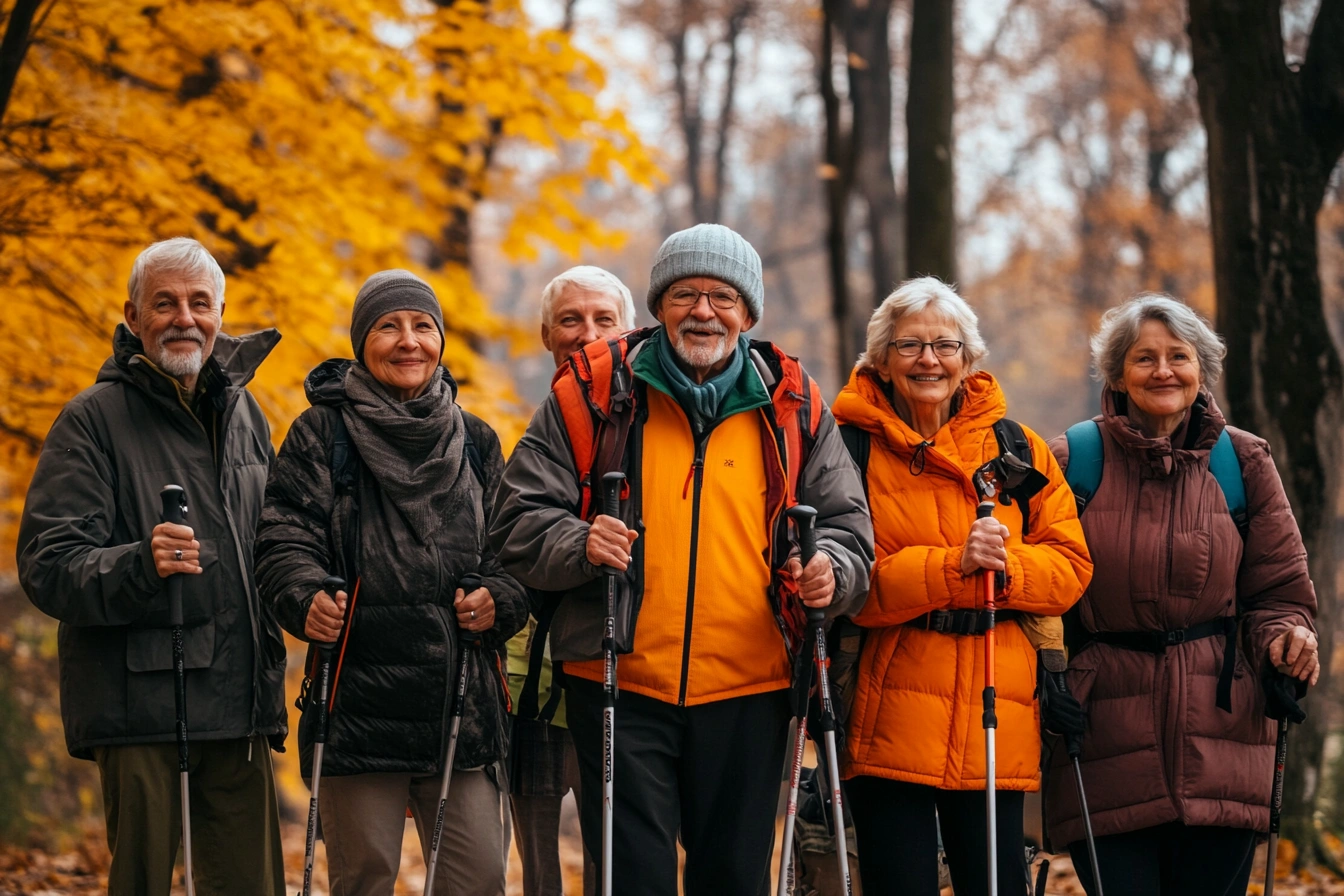 Скандинавська ходьба в парку